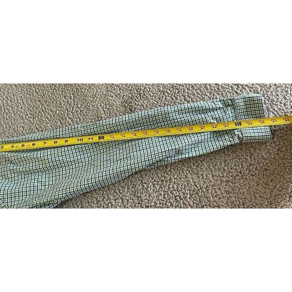 Ralph Lauren Shirt Adult Large L Green Plaid Cotton Button Down Long Sleeve Mens - Picture 9 of 10